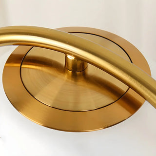 Simple Gold Gooseneck White Glass Shade Table Lamp Zawala Image - 9