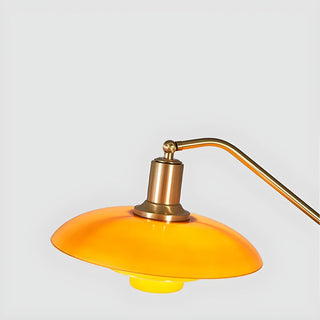 Adjustable Industrial Yellow Tiered Cone Floor Lamp Zawala Image - 7