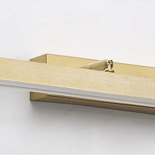 Bathroom Mirror Modern Gold Bar LED Vanity Sconce Zawala Image - 7