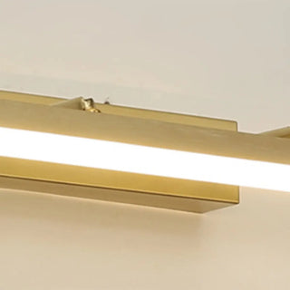 Bathroom Mirror Modern Gold Bar LED Vanity Sconce Zawala Image - 8