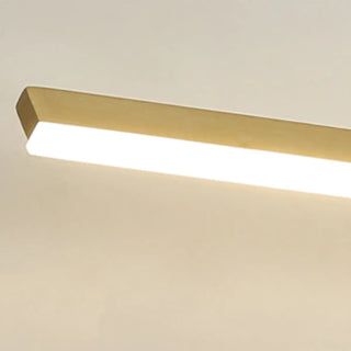Bathroom Mirror Modern Gold Bar LED Vanity Sconce Zawala Image - 9