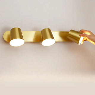 ZOWALA - Modern Gold 3-Light Bathroom Vanity Wall Fixture Image - 10