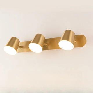 ZOWALA - Modern Gold 3-Light Bathroom Vanity Wall Fixture Image - 11