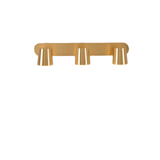 ZOWALA - Modern Gold 3-Light Bathroom Vanity Wall Fixture Image - 14