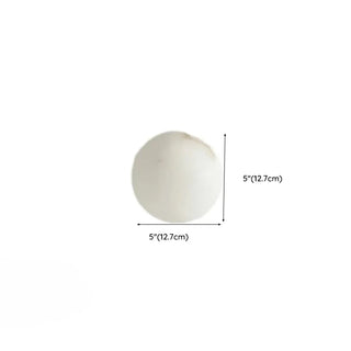Art Deco Gold Base White Alabaster Moon Wall Sconce Zawala #size