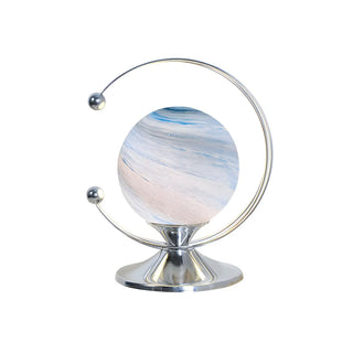 Modern Globe Metal Desk Lamp in Gold Finish Zawala Image - 15