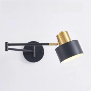 Adjustable Gold Metal LED Swing Arm Wall Light Zawala Image - 12