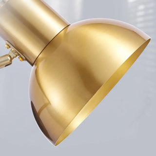Adjustable Gold Metal LED Swing Arm Wall Light Zawala Image - 21
