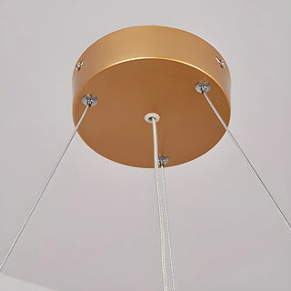 ZOWALA - Modern Gold Branching Clear Glass Orb Chandelier