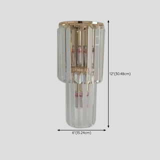 Grand Multi-Tier Design Crystal Gold Wall Sconce Zawala #size