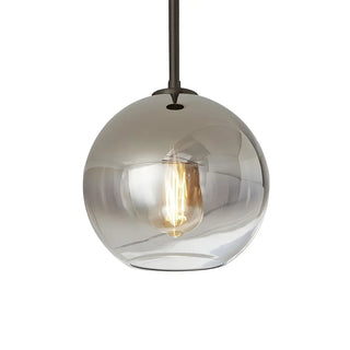 ZOWALA - Modern Bedroom Spherical Gold Finish Glass Pendant Light Image - 5