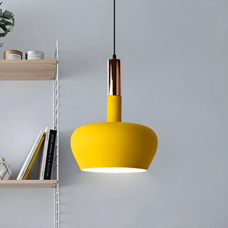 ZOWALA - Modern Colorful Wine Glass Metal Dining Room Pendant Light Image - 13