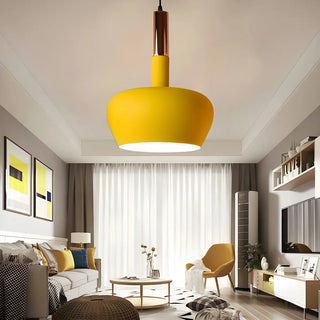 ZOWALA - Modern Colorful Wine Glass Metal Dining Room Pendant Light Image - 6