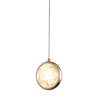 ZOWALA - Modern Bedroom Dolphin LED Infinity Mirro Pendant Light Image - 12