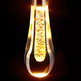 ZOWALA - Contemporary Teardrop Crystal Bedroom Gold Pendant Light Image - 14