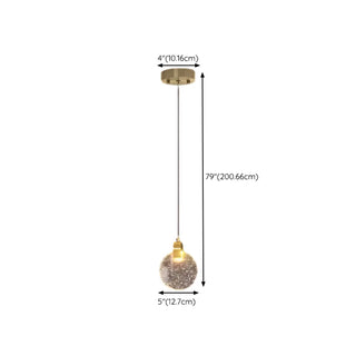 ZOWALA - Contemporary Teardrop Crystal Bedroom Gold Pendant Light Image - 23