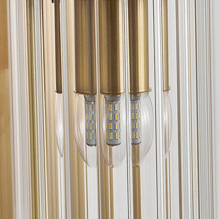 Modern Cylinder Glass Gold LED External Wall Lights Zawala Image - 10