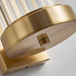 Modern Cylinder Glass Gold LED External Wall Lights Zawala Image - 8