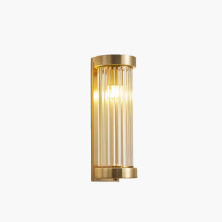Modern Cylinder Glass Gold LED External Wall Lights Zawala Image - 9