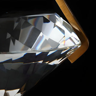 ZOWALA - Modern Geometric Diamond Crystal Dining Pendant Light Image - 8