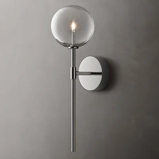 Modern Design Gold Double Glass Globe Wall Sconce Image - 8