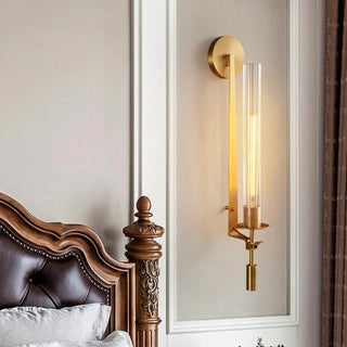 Bedroom Modern Gold Cylinder LED Vanity Lighting Zawala Image - 3