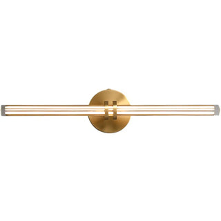 ZOWALA - Modern Gold Cylinder LED Bathroom Vanity Light Image - 11