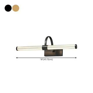 ZOWALA - Modern Gold Cylinder LED Bathroom Vanity Light #size