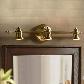 ZOWALA - Modern Gold Cylinder LED Bathroom Vanity Light Image - 4