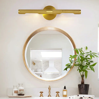 ZOWALA - Modern Gold Cylinder LED Bathroom Vanity Light Image - 5