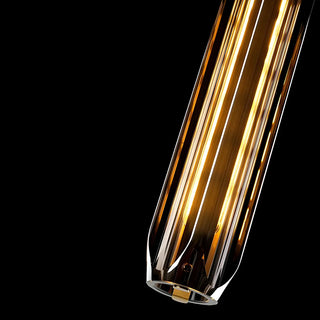 ZOWALA - Modern Bedroom Gray Cylinder Crystal Pendant Light Kitchen Image - 7