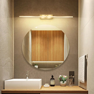 ZOWALA - Modern Gold LED Linear Vanity Light Fixture Image - 1