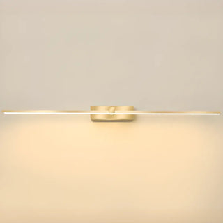 ZOWALA - Modern Gold LED Linear Vanity Light Fixture Image - 11