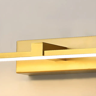 ZOWALA - Modern Gold LED Linear Vanity Light Fixture Image - 13