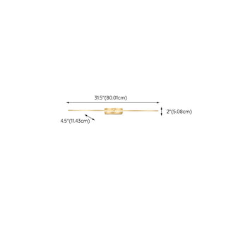 ZOWALA - Modern Gold LED Linear Vanity Light Fixture Image - 20