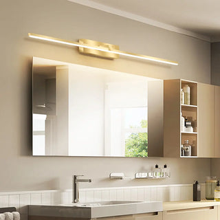ZOWALA - Modern Gold LED Linear Vanity Light Fixture Image - 3