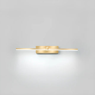 ZOWALA - Modern Gold LED Linear Vanity Light Fixture Image - 5