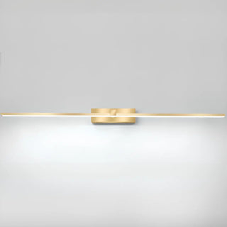 ZOWALA - Modern Gold LED Linear Vanity Light Fixture Image - 9