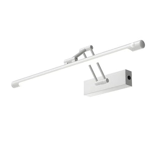 Gold Linear Simple LED Mirror Swing Arm Vanity Light Zawala Image - 6
