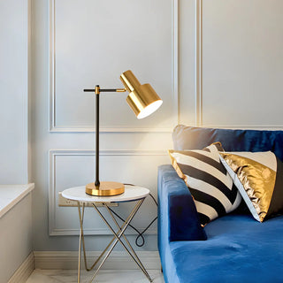 ZOWALA - Modern Luxury Metal Stand Adjustable Gold Table Lamp Image - 1