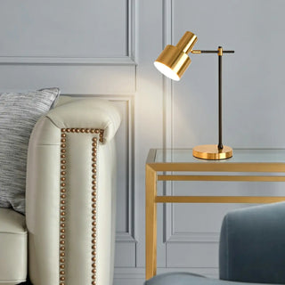 ZOWALA - Modern Luxury Metal Stand Adjustable Gold Table Lamp Image - 3