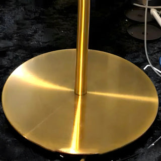 Simple Contemporary Globe Glass Shade Metal Table Lamp Zawala Image - 6