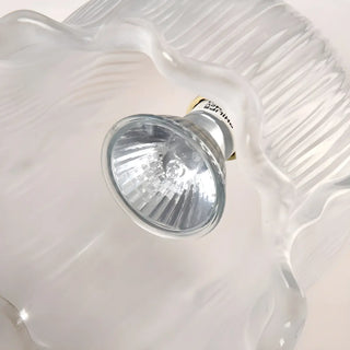 Elegant Flower Glass Shade Candle Warmer Table Lamp Zawala Image - 7