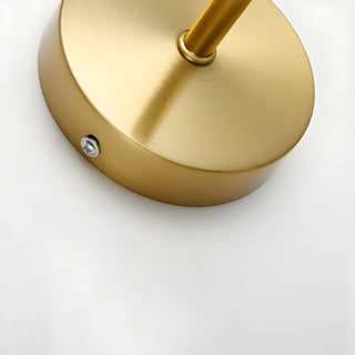 Mini Simple Glass Globe Black Finish Wall Vanity Light Zawala Image - 14