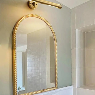 Cylinder Modern Gold Metal Wall Mounted Vanity Light Zawala Image - 4