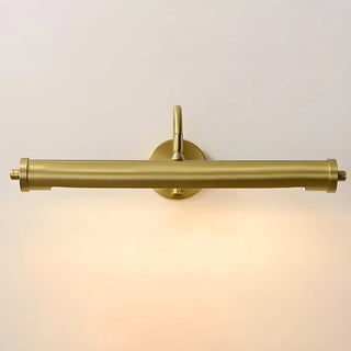 Cylinder Modern Gold Metal Wall Mounted Vanity Light Zawala Image - 5