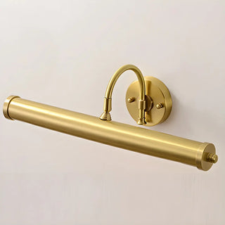 Cylinder Modern Gold Metal Wall Mounted Vanity Light Zawala Image - 6