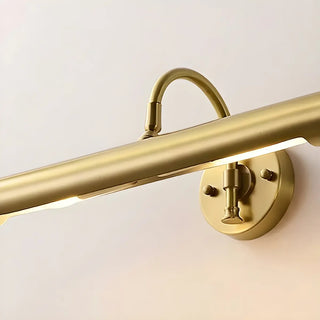 Cylinder Modern Gold Metal Wall Mounted Vanity Light Zawala Image - 9