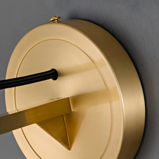 ZOWALA - Modern Gold Metal Stone Cylinder Wall Light Image - 11