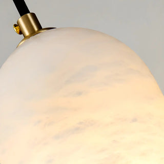 ZOWALA - Modern Gold Metal Stone Cylinder Wall Light Image - 9